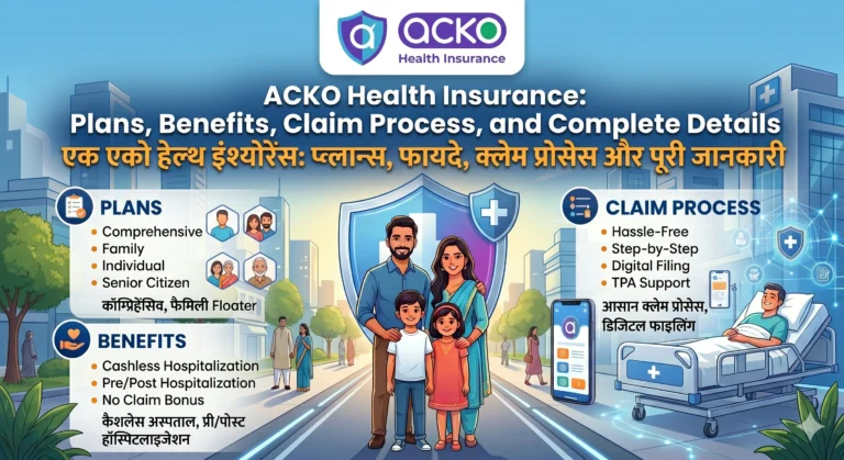 ACKO Health Insurance: Plans, Benefits, Claim Process, and Complete Details